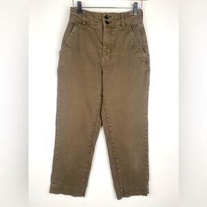 Everlane Organic Cotton Straight Leg Pants Khaki